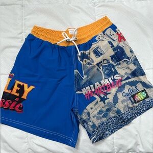 TWO pairs SLUNKS men’s Athletic Shorts - Miami Classic & Family